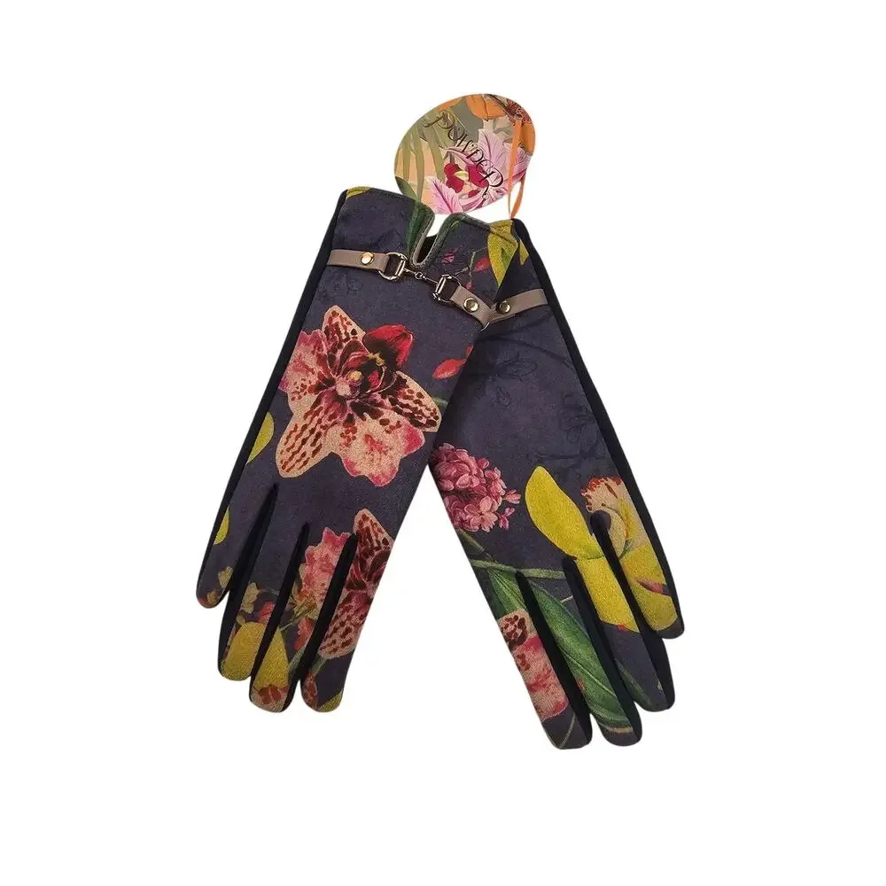NWT Powder Kyle Exotic Gloves - Evening Ink equestrian driving Gloves classy